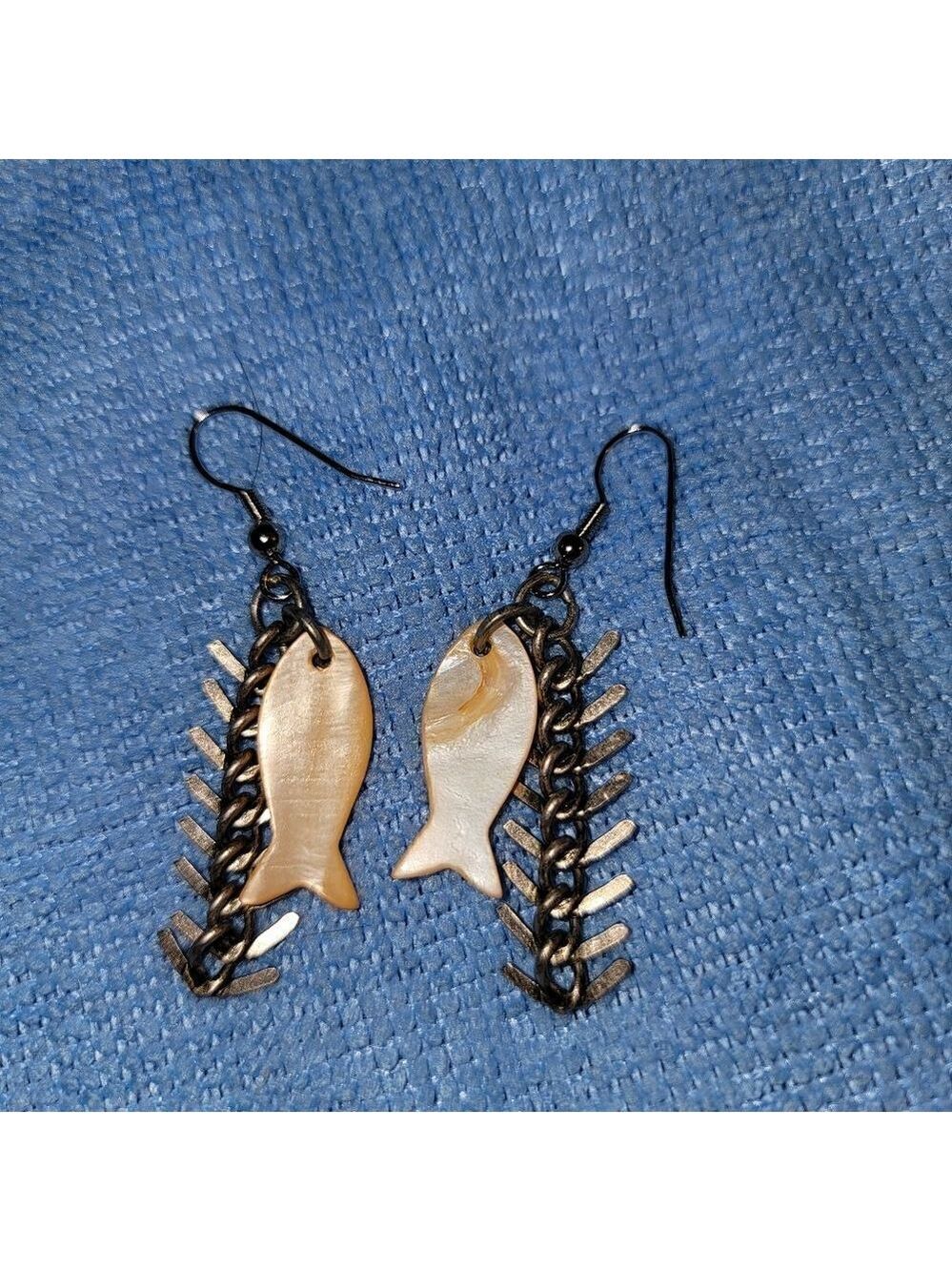 Shell Fish Earrings #E4 - Picture 3 of 3